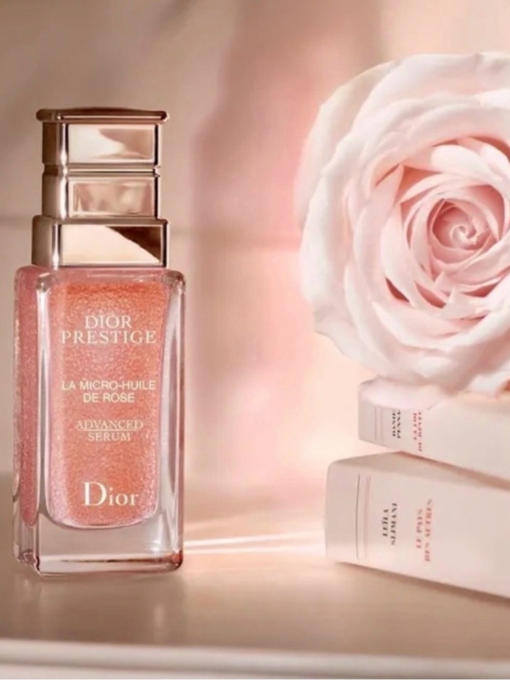 Dior Prestige Advanced Rose Serum — Pink and Rose-Gold